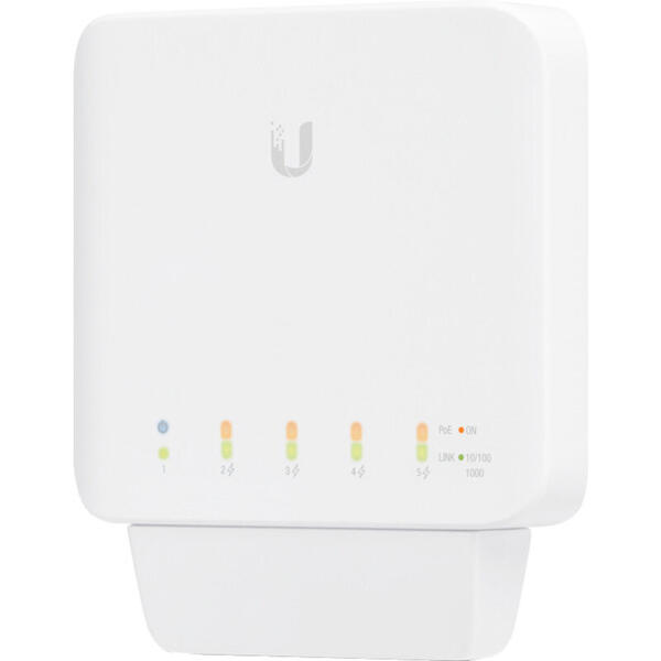 Switch Ubiquiti Gigabit UniFiSwitch Flex, 5 x LAN, 10/100/1000 Mbps