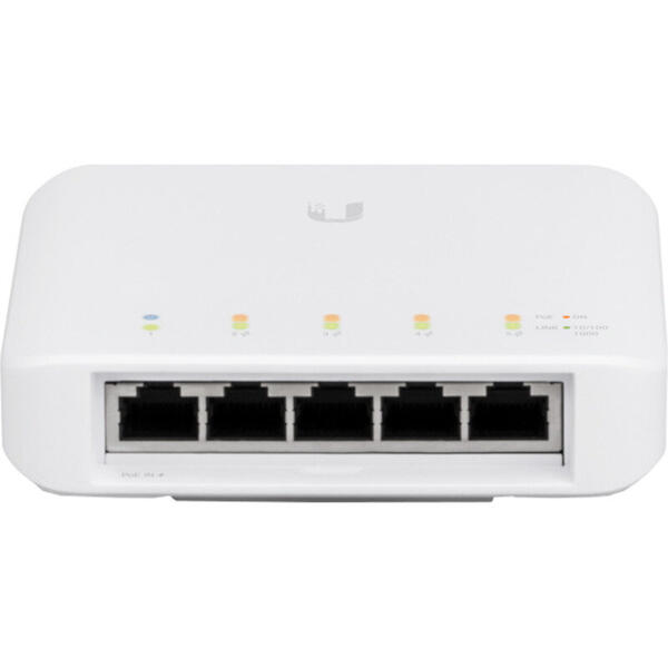 Switch Ubiquiti Gigabit UniFiSwitch Flex, 5 x LAN, 10/100/1000 Mbps