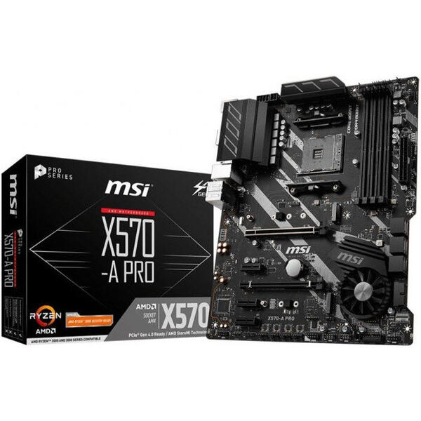 Placa de baza MSI X570-A PRO, Socket AM4, ATX