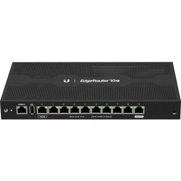 Router Ubiquiti Gigabit EdgeRouter 10X, 10 x LAN, 1 x WAN