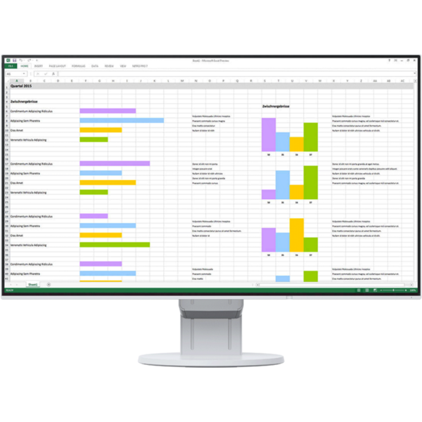 Monitor LED Eizo FlexScan EV2451-WT, 24 inch, FHD, 5ms, White