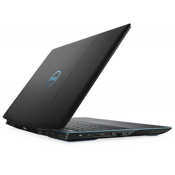 Laptop Dell Gaming G3 15 3590, 15.6'' FHD, Intel Core i7-9750H, 16GB DDR4, 1TB + 256GB SSD, GeForce GTX 1650 4GB, Linux, Black, 3Yr CIS