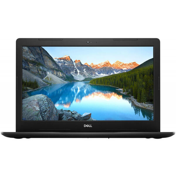 Laptop Dell Inspiron 15 3595, 15.6'' HD, AMD Radeon A9-9425, 4GB RAM, 128GB SSD, Radeon R5 Graphics, Linux, Black, 2YR CIS