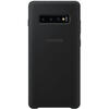 Capac protectie spate Samsung Silicon Black pentru Galaxy S10 Plus