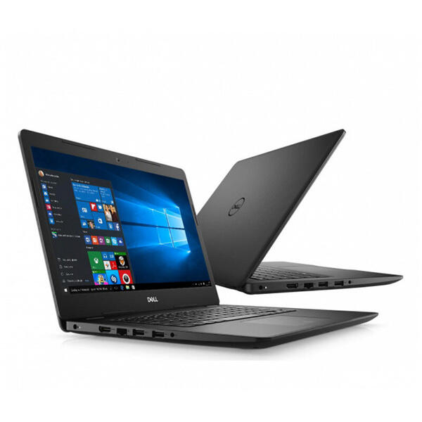 Laptop Dell Vostro 3490, 14'' FHD, Intel Core i7-10510U, 8GB DDR4, 256GB SSD, Radeon 610 2GB, Win 10 Pro, Black, 3Yr CIS