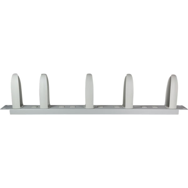 Logilink Panou gestionare cabluri, 1U pentru rack 19", Grey