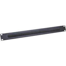 Logilink Panou intrare cabluri, 1U pentru rack 19", Black