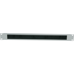 Logilink Panou intrare cabluri, 1U pentru rack 19", Grey