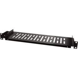 Raft fix, 1U pentru rack 19", Otel 1.5mm, Black