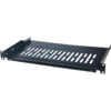 Logilink Raft fix, 1U pentru rack 19", Otel 1.5mm, Black