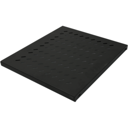 Raft fix, 1U pentru rack 19", Otel 1mm, Black