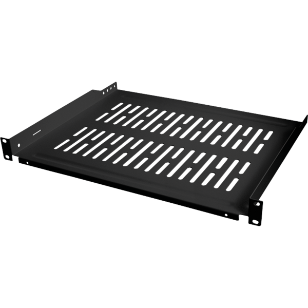 Logilink Raft fix, 1U pentru rack 19", Otel 1.5mm, Black