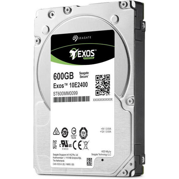 Hard Disk Server Seagate Exos 10E2400 10K SAS 600GB 10000RPM 128MB 512n