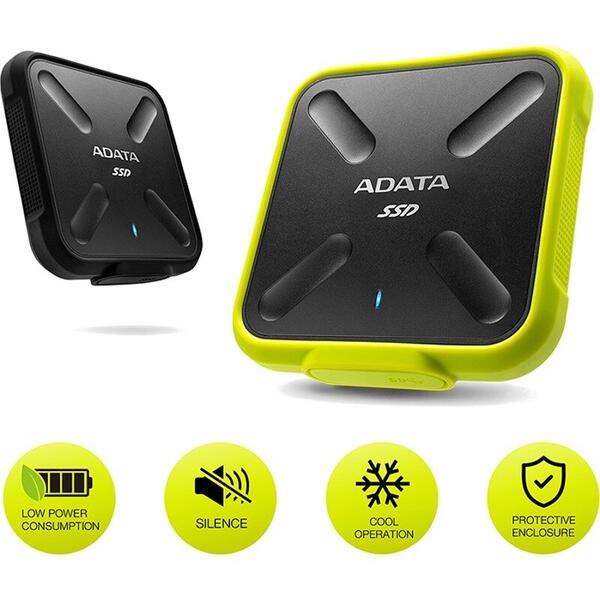 SSD ADATA SD700 512GB USB 3.1 Black