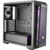 Carcasa Cooler Master MasterBox MB511 RGB, Tempered Glass, MiddleTower, Fara sursa, Negru-Albastru