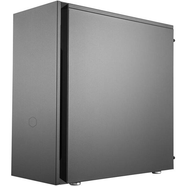 Carcasa Cooler Master Silencio S600 TG, Tempered Glass, MiddleTower, Fara sursa, Negru