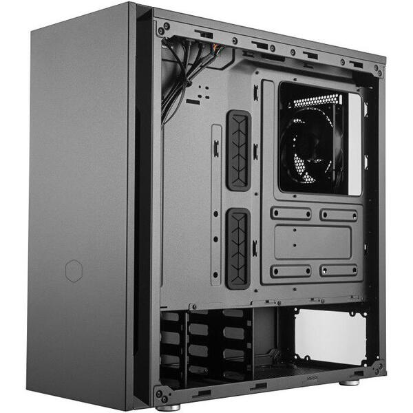 Carcasa Cooler Master Silencio S600 TG, Tempered Glass, MiddleTower, Fara sursa, Negru