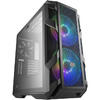 Carcasa Cooler Master MasterCase H500M Iron Grey, Tempered Glass, MiddleTower, Fara sursa, Negru-Gri