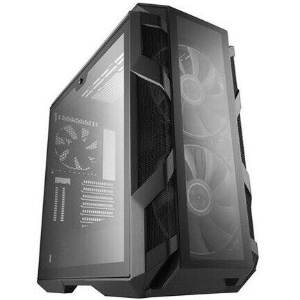 Carcasa Cooler Master MasterCase H500M Iron Grey, Tempered Glass, MiddleTower, Fara sursa, Negru-Gri