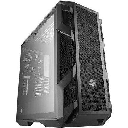 Carcasa Cooler Master MasterCase H500M Iron Grey, Tempered Glass, MiddleTower, Fara sursa, Negru-Gri