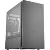 Carcasa Cooler Master Silencio S400 TG, Tempered Glass, MiniTower, Fara sursa, Negru