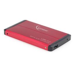 EE2-U3S-2, USB 3.0, SATA, Aluminiu, Red