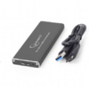Rack Gembird EE2280-U3C-01, USB 3.0, SSD, Black