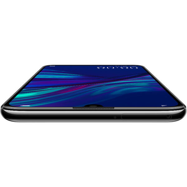 Smartphone Huawei P Smart (2019), Ecran Full HD+, Kirin 710, Octa Core, 64GB, 3GB RAM, Dual SIM, 4G, 3-Camere, Midnight Black