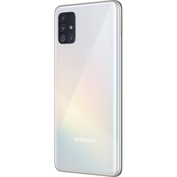 Smartphone Samsung Galaxy A51 (2020), Octa Core, 128GB, 4GB RAM, Dual SIM, 4G, 5-Camere, Prism Crush White