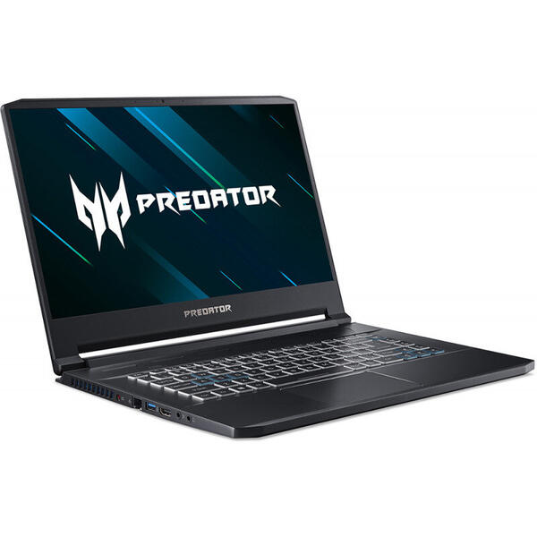 Laptop Acer Gaming Predator Triton 500 PT515-51, 15.6'' FHD IPS 144Hz, Intel Core i7-9750H, 16GB DDR4, 1TB SSD, GeForce RTX 2060 6GB, Win 10 Home, Abyssal Black