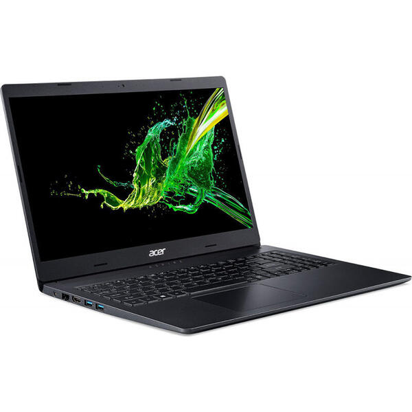 Laptop Acer Aspire 3 A315-55G, 15.6'' FHD, Intel Core i7-10510U, 8GB DDR4, 512GB SSD, nVidia GeForce MX230, Linux, Charcoal Black
