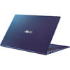 Laptop Asus VivoBook 15 X512DA, 15.6'' FHD, AMD Ryzen 5 3500U, 8GB DDR4, 512GB SSD, Radeon Vega 8, No OS, Peacock Blue