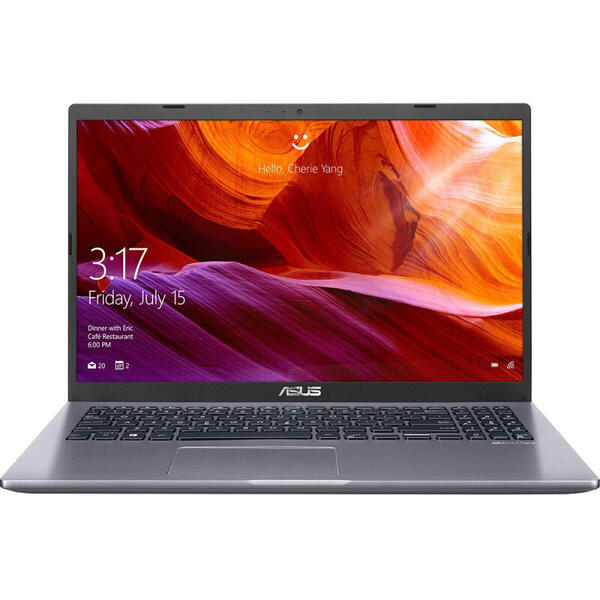 Laptop Asus X509FA, 15.6'' FHD, Intel Core i3-8145U, 4GB DDR4, 256GB SSD, GMA UHD 620, Endless OS, Grey