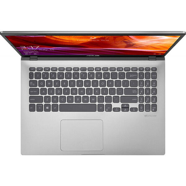 Laptop Asus X509FA, 15.6'' FHD, Intel Core i3-8145U, 4GB DDR4, 256GB SSD, GMA UHD 620, Endless OS, Silver