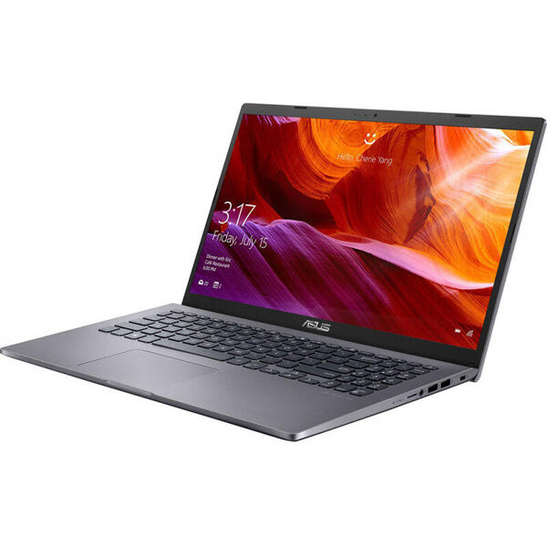 Laptop Asus X509FA, 15.6'' FHD, Intel Core i3-8145U, 4GB DDR4, 256GB SSD, GMA UHD 620, Endless OS, Grey