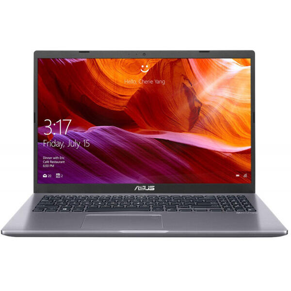 Laptop Asus X509FB, 15.6'' FHD, Intel Core i5-8265U, 8GB DDR4, 256GB SSD, GeForce MX110 2GB, Endless OS, Slate Grey