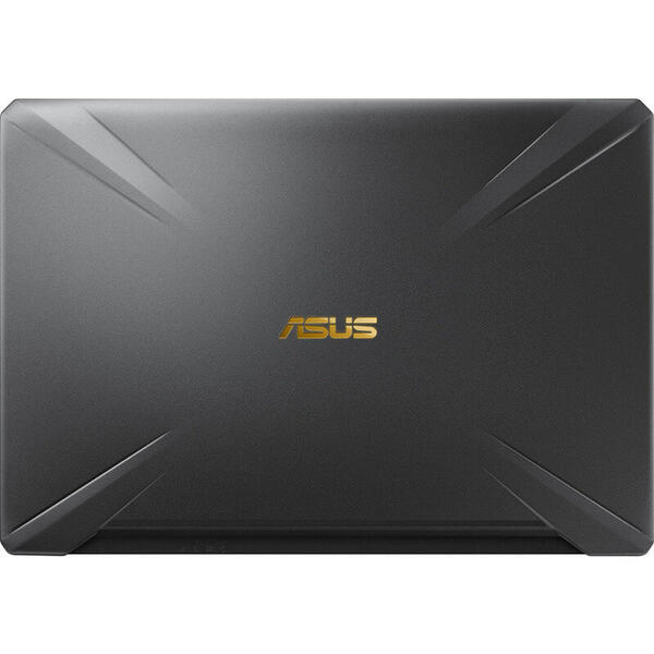 Laptop Asus Gaming TUF FX705DT, 17.3'' FHD, AMD Ryzen 7 3750H, 8GB DDR4, 512GB SSD, GeForce GTX 1650 4GB, No OS, Black