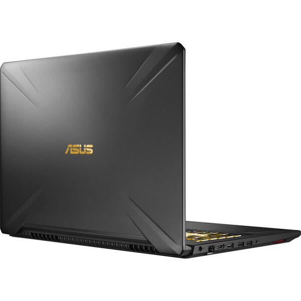 Laptop Asus Gaming TUF FX705DT, 17.3'' FHD, AMD Ryzen 7 3750H, 8GB DDR4, 512GB SSD, GeForce GTX 1650 4GB, No OS, Black