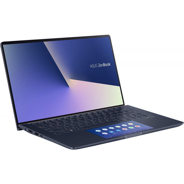 Laptop Asus ZenBook 13 UX334FLC, 13.3'' FHD, Intel Core i7-10510U, 16GB, 1TB SSD, GeForce MX250 2GB, Win 10 Pro, Royal Blue