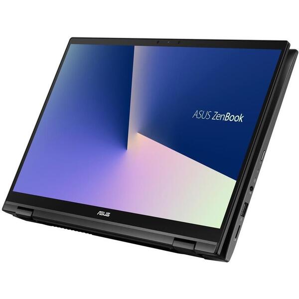 Laptop Asus 2-in-1 UX463FA, Intel Core i7-10510U, 14'' FHD, 16GB RAM, 1TB SSD, Intel UHD Graphics 620, Windows 10 Pro, Gun Grey