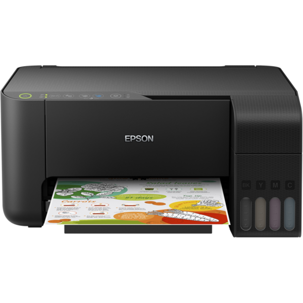 Multifunctionala Epson L3150, Inkjet, CISS, Color, Format A4, Wi-Fi, Panou Gri