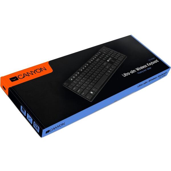 Tastatura Canyon CNS-HKBW2-US, Wireless, Bluetooth, Black