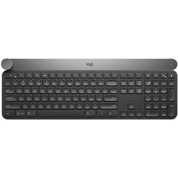 Tastatura Logitech Wireless Craft Advanced, USB, Layout US, Black-Grey