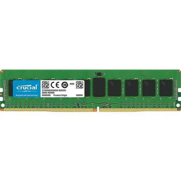 Memorie server Crucial ECC RDIMM DDR4 16GB 2666MHz CL19 1.2v Dual Ranked x8