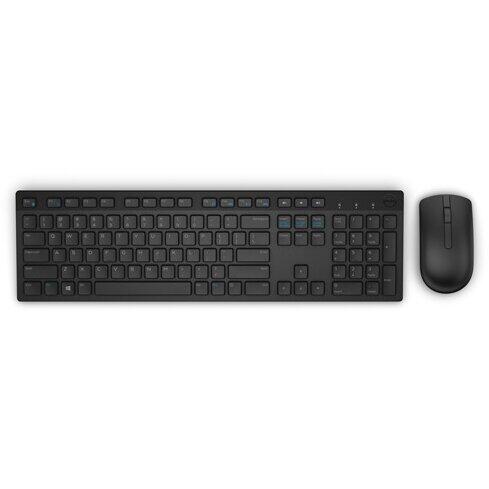 Kit Tastatura si Mouse Dell Wireless KM636, US International, USB, Black