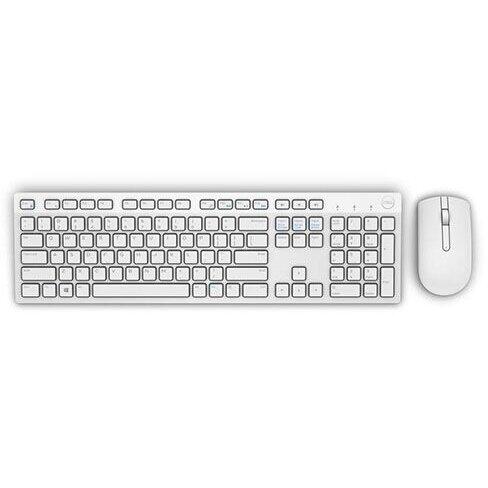 Kit Tastatura si Mouse Dell Wireless KM636, US International, USB, White