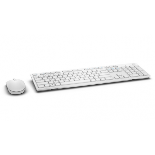 Kit Tastatura si Mouse Dell Wireless KM636, US International, USB, White