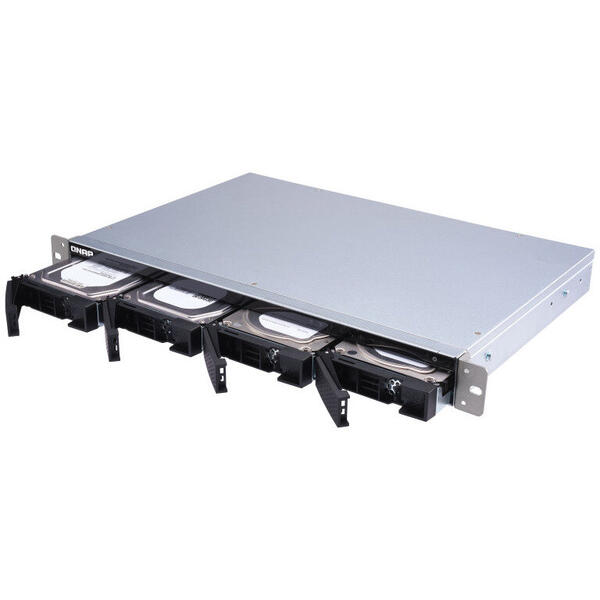 NAS Qnap TS-431XEU, Alpine AL-314 Quad-Core, 2 GB DDR3, 4x HDD, 4x USB 3.0, SATA-III, 3x LAN