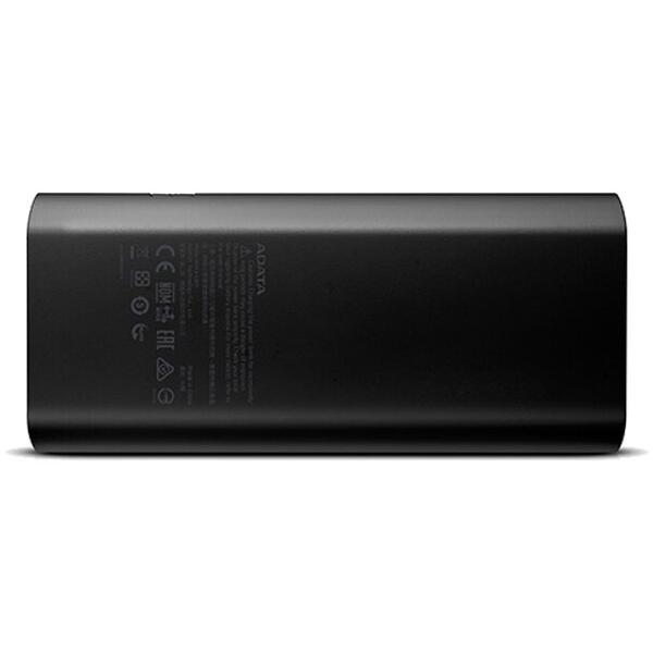 Baterie externa A-DATA P12500D, 12500 mAh, 1x USB, 2.1A, negru