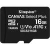 Kingston Canvas Select Plus micSDHC 16GB, Clasa 10